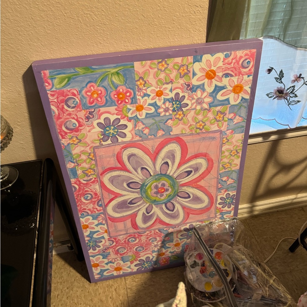 Floral Abstract Canvas Art
